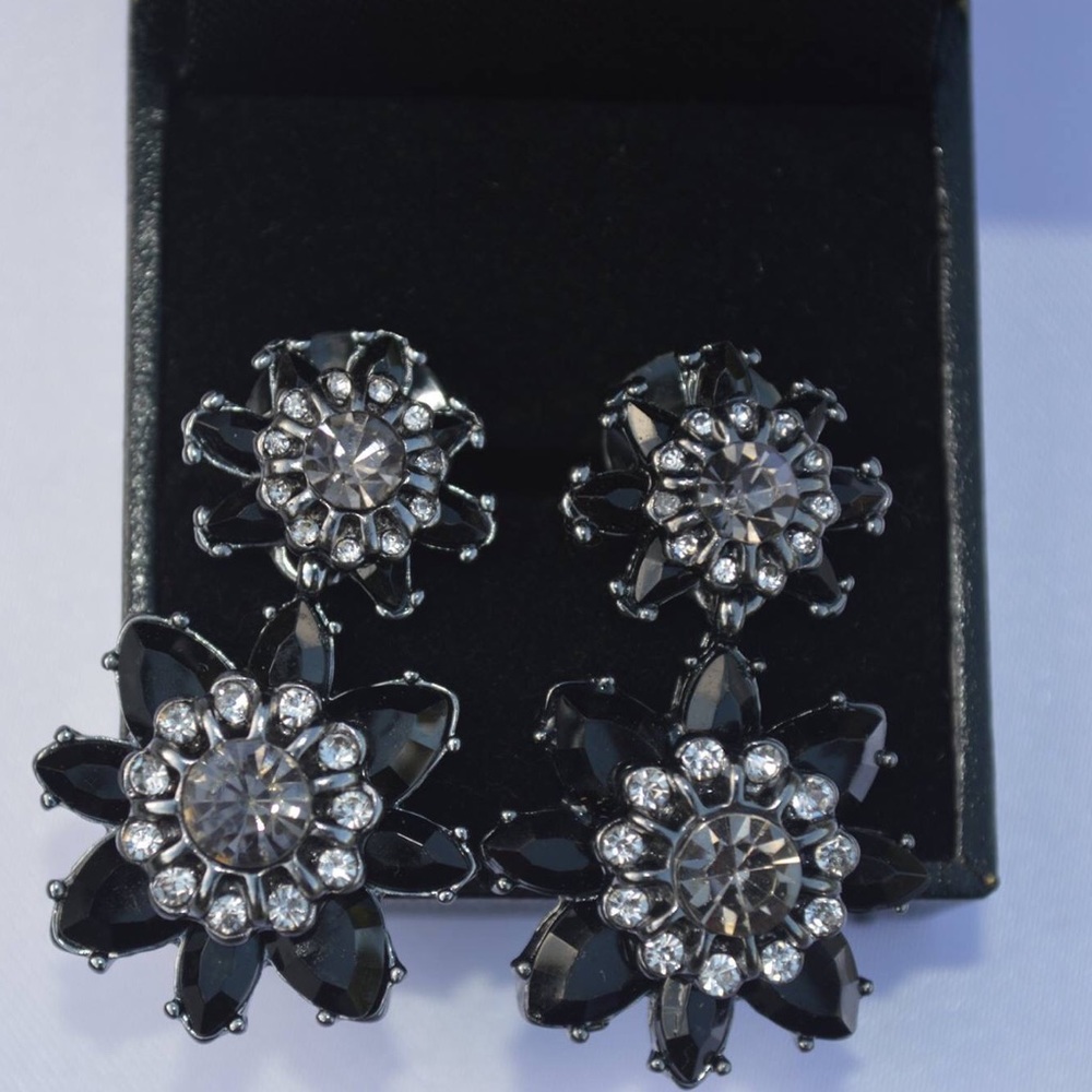 New! Macys Crystal Drop Earrings.